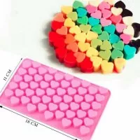 Cetakan Silikon Hati 55 Cav - Heart Silicone Mold - Heart Silicone