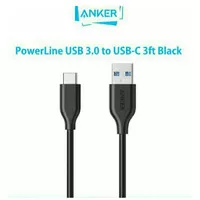 Kabel data ANKER Powerline USB 3.0 TYPE C 3FT / 0.9m USB-C SPEED black