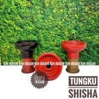 Tungku Shisha Tanah liat kualitas Premium Clay 1 Lubang Besar Ditengah