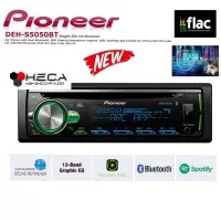 Pioneer DEH S5050BT Bluetooth Single Din Tape Mobil Audio DEH S5050 BT