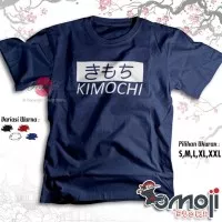 Kaos Baju Distro Bahasa Jepang Kimochi Hiragana - Tshirt Kanji Japan