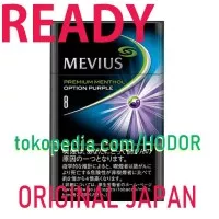 ORI JAPAN MEVIUS OPTION PURPLE 8 Rokok Premium Menthol