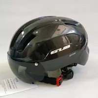 Helm Sepeda / Cycling Helmet Aero GUB City Play - Lensa Magnet (Hitam)