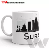 Gelas Mug Surabaya Mug Kota Surabaya Souvenir Mug Surabaya Indonesia