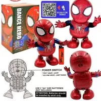 Dance Hero Space Car Spiderman Avengers Robot Dancing Mainan Anak - Topeng Terbuka