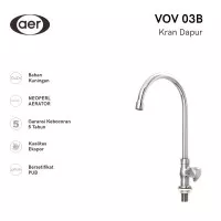 AER Kran Dapur Kuningan / Brass Kitchen Faucet - Table Mounted VOV 03B