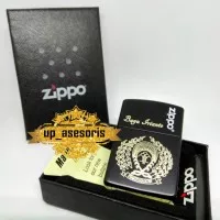 Zippo Custom Korek Api Ukir Grafir Logo pemasyarakatan