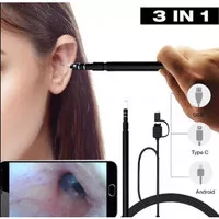 USB Ear Cleaning Endoscope Visual Earpick With Mini Camera 1.3 MP Ear