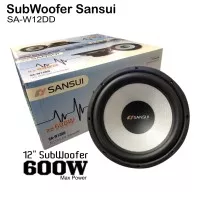 SPEAKER SUBWOOFER SANSUI SA-W12DD DOUBLE COIL 12 INCH - RESMI