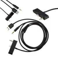 Car audio aux usb cable charger Lightning iphone 5 cblipad71
