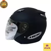 Helm BEST1 INK Centro Half Face hitam doff SNI keren terbaru