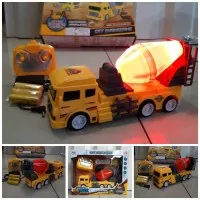 Rc Truk Molen Led - Mainan Mixer Truck Remote Control Anak Edukasi