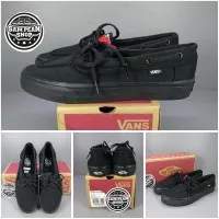 Sepatu Vans Zapato Japato Full Black Original Premium Import