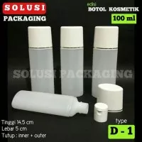 BOTOL SABUN TONER TIPE D1 100 ML /BOTOL KOSMETIK/BOTOL PLASTIK