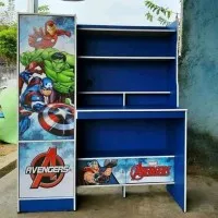 Meja Belajar Anak Karakter Avenger T150cm Termurah Terlaris Cirebon