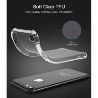 Iphone 7 8 Anticrack Silicon Softcase Bening Jelly Case Casing Premium