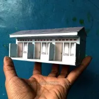 DIORAMA DIECAST SKALA 64 - MINIATUR RUMAH PETAK KONTRAKAN