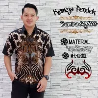 Semira Sogan Kemeja Batik Pria Lengan Pendek by Batik Anjani