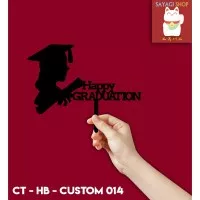 Cake Topper Happy Graduation Custom # 014