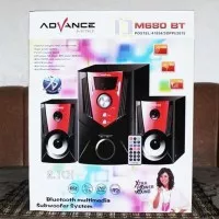 Speaker Multimedia Advance M680BT - Merah