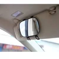 Car MakeUp Portable Bezelless Mirror |Cermin Kaca Sunvisor Mobil
