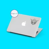 Decal Sticker Macbook Stiker Anime Gundam Head Gundam 001 Exia Laptop
