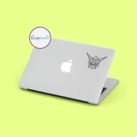 Decal Sticker Macbook Stiker Anime Gundam Head Gundam Unicorn Laptop