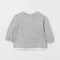 H&M Cotton Sweatshirt - Light Grey Marl