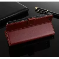 Dompet Kulit Vivo V5 / V5s / V5 lite Flip Cover Wallet Leather Case