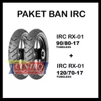 IRC ROAD WINNER RX-01 90/80-17 + 120/70-17 PAKET BAN TUBELESS