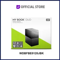 WD MY BOOK DUO 12TB NEW /HDD-HD-HARDISK EXT 3.5" 3.0 (WDBLWE0120JCH)