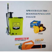 Sprayer Electric + Booster pengganti Fogger + Masker