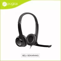 Headset Logitech H390 USB Stereo Headset For Laptop Komputer PC