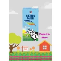 Susu UHT Ultra Full Cream rasa Plain 1 liter 1lt 1000ml