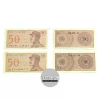 Uang Kuno 50 Sen Tahun 1964 Sukarelawan Dwikora Rare