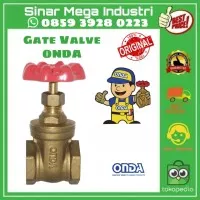 Gate Valve ONDA kuningan ukuran 1-1/2 inch - Stop Kran
