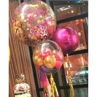 Balon Transparan / Balon PVC 24 inch / Balon Custom termurah