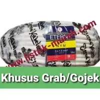 Eterna NYM 3x1.5 50 Meter Kabel Listrik Kawat Tunggal Putih GRAB/GOJEK