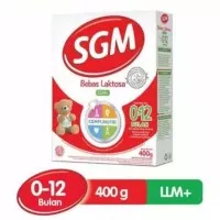 SGM Bebas Laktosa LLM+ 0-12bulan 400gr/Susu Formula Bayi SGM LLM+