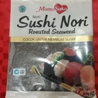 Rumput laut untuk sushi Mama Suka Sushi Nori roasted seaweed 20g