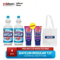 Bayclin Regular 1lt & Autan All Night Tube FREE Bayclin White Eco Bag