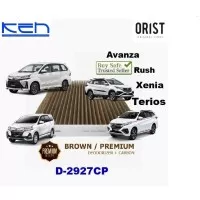 KEN Filter Carbon Brown Premium AC Cabin Toyota Avanza Rush Veloz