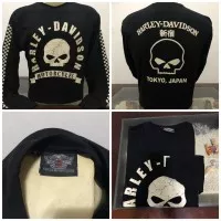 Kaos Harley Davidson Long Sleeve - Tokyo Japan 2,Black