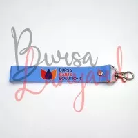 Lanyard Keychain / Gantungan Kunci Lanyard Custom Digital Printing 1an