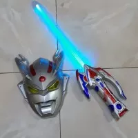 Mainan Set Pedang Led Topeng Ultraman Cosplay Ultramen Anak Edukatif