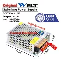 Power Supply 12V 4.16A 50W WELT HIGH QUALITY.