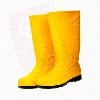 Sepatu Safety Boots Petrova Phenom PVC Yellow Original APD Shoes Boot