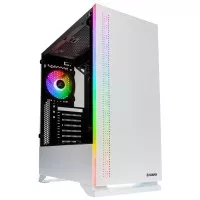 Zalman S5 White Casing Tempered Glass RGB