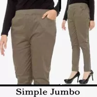 Celana Jogger Sweat Pants Simple Jumbo,Jogger Wanita BajuMuslim Wanita