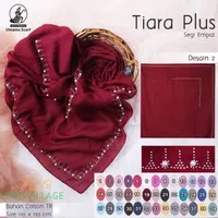 Kerudung TIARA PLUS UMAMA Scarf Hijab Jilbab Segi Empat Mutiara D 2